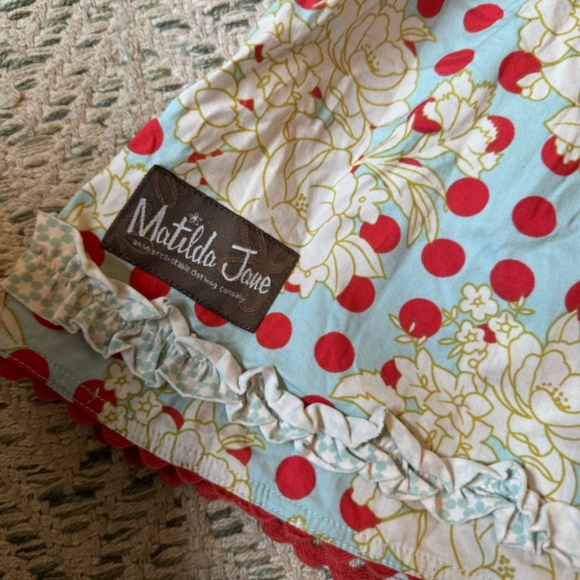 Matilda Jane Polka Dot Skirt Girls size 6 - Picture 5 of 5